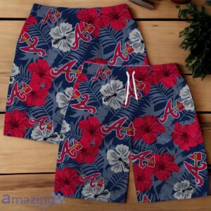Atlanta Braves MLB Team Logo Hawaiian Shirt And Short Vintage Pattern Product Photo 4
