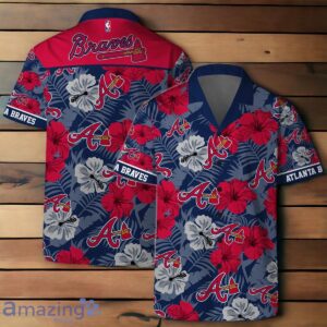 Atlanta Braves MLB Team Logo Hawaiian Shirt And Short Vintage Pattern Product Photo 1
