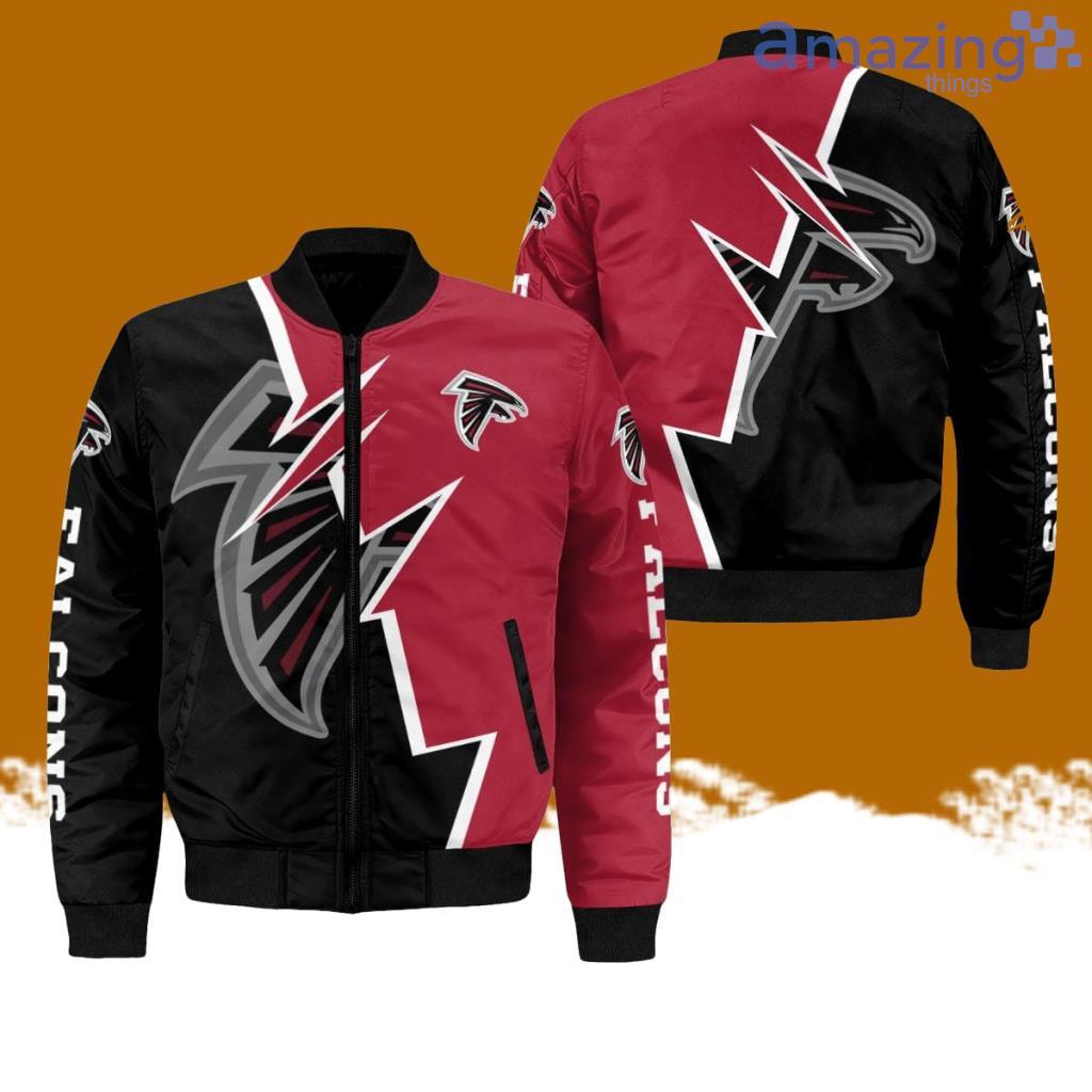 Atlanta Falcons Graphic Bomber Jacket Hot Style 3D Printing image Atlanta Falcons Graphic Bomber Jacket Hot Style 3D Printing Product Photo 1
