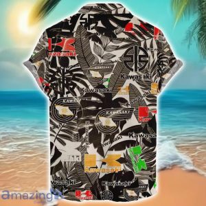 Kawasaki Motor Retro Logo 3D Hawaiian Shirt For Men And Women Gift image Kawasaki Motor Retro Logo 3D Hawaiian Shirt For Men And Women Gift Product Photo 2
