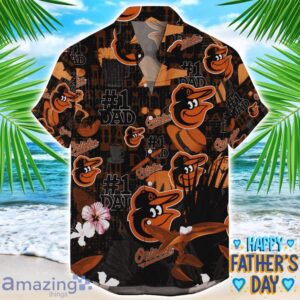 Baltimore Orioles Coffee Hat and Logo Pattern Hawaiian Shirt Father’s Day Gift MLB Team Product Photo 1