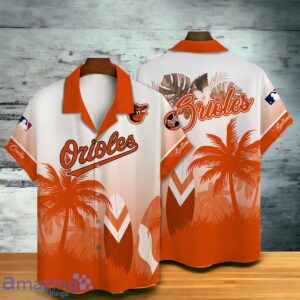 Baltimore Orioles MLB Summer Tropical Coconut Hawaiian Shirt And Short image Baltimore Orioles MLB Summer Tropical Coconut Hawaiian Shirt And Short Product Photo 2