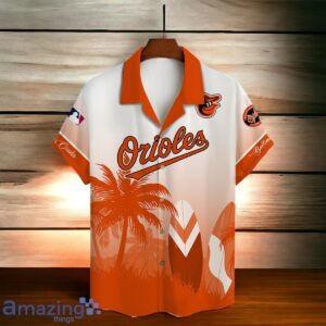 Baltimore Orioles MLB Summer Tropical Coconut Hawaiian Shirt And Short image Baltimore Orioles MLB Summer Tropical Coconut Hawaiian Shirt And Short Product Photo 3