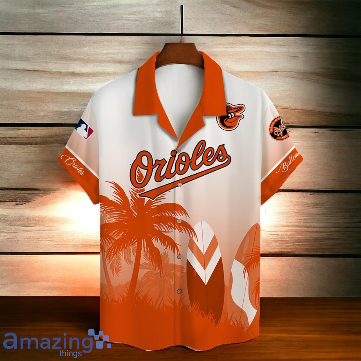 Baltimore Orioles MLB Summer Tropical Coconut Hawaiian Shirt And Short image Baltimore Orioles MLB Summer Tropical Coconut Hawaiian Shirt And Short Product Photo 3