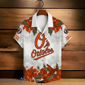 Baltimore Orioles MLB Summer Tropical Hawaiian Shirt And Short image Baltimore Orioles MLB Summer Tropical Hawaiian Shirt And Short Product Photo 2