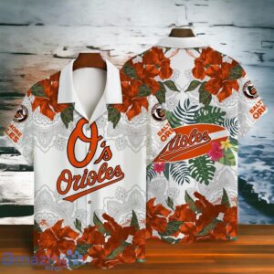 Baltimore Orioles MLB Summer Tropical Hawaiian Shirt And Short Product Photo 1