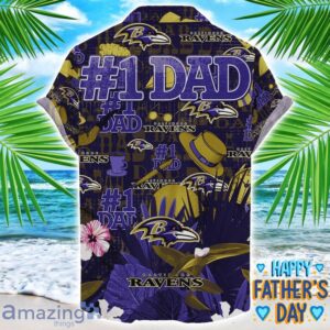 Baltimore Ravens Coffee Hat and Logo Pattern Hawaiian Shirt Father’s Day Gift NFL Team image Baltimore Ravens Coffee Hat and Logo Pattern Hawaiian Shirt Father’s Day Gift NFL Team Product Photo 2