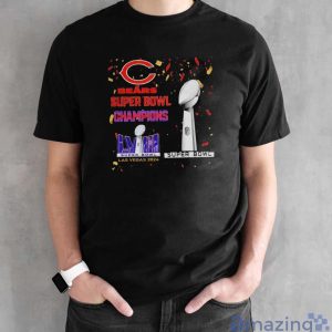 Bears Super Bowl Champions LVIII Las Vegas 2024 Shirt - Black Unisex T-Shirt