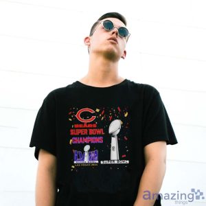 Bears Super Bowl Champions LVIII Las Vegas 2024 Shirt - G500 Gildan T-Shirt