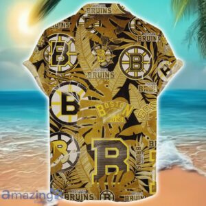 Boston Bruins 3D Hawaiian Shirt Retro Logo Revolution NHL New Design Summer Gift For Men Women Product Photo 2