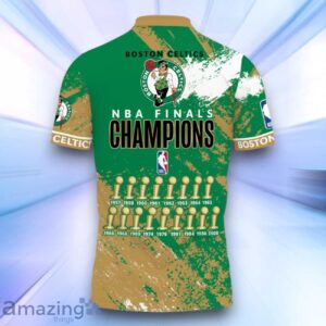 Boston Celtics National Basketball Association Playoffs 3D Polo Shirt Basketball Pattern For Fans image Boston Celtics National Basketball Association Playoffs 3D Polo Shirt Basketball Pattern For Fans Product Photo 3