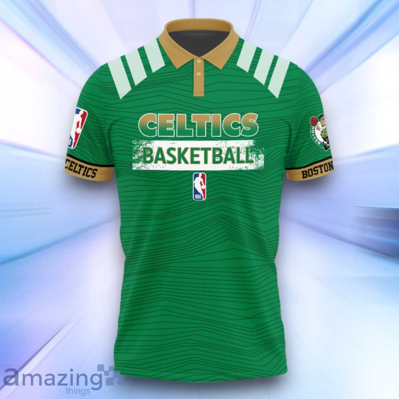 Boston Celtics Style NBA Playoffs New Design Basketball 2024 Polo Shirt For Men Women image Boston Celtics Style NBA Playoffs New Design Basketball 2024 Polo Shirt For Men Women Product Photo 2