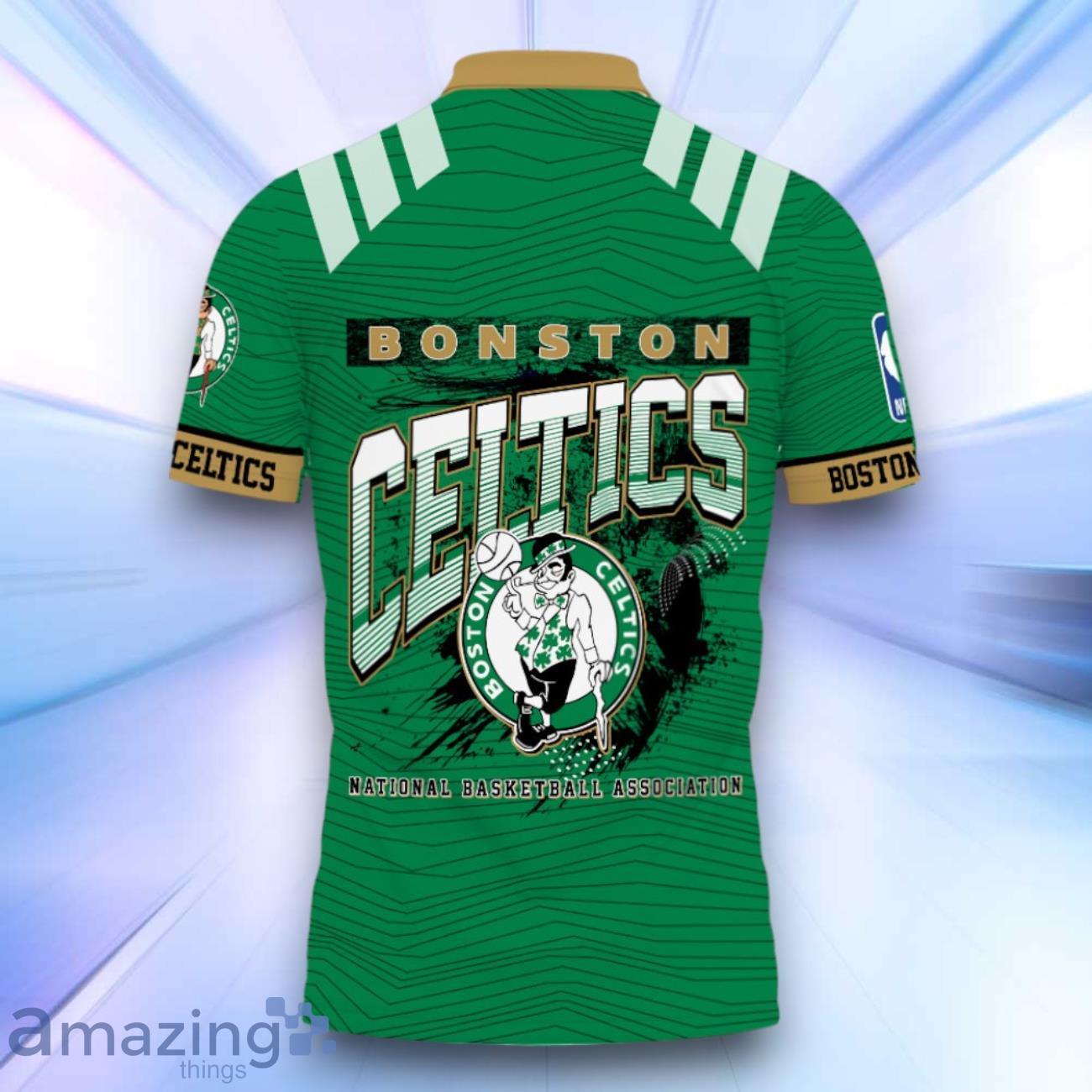 Boston Celtics Style NBA Playoffs New Design Basketball 2024 Polo Shirt For Men Women image Boston Celtics Style NBA Playoffs New Design Basketball 2024 Polo Shirt For Men Women Product Photo 3