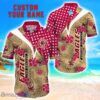 Boston College Eagles Star Tropical Flower 3D Printed Hawaiian Shirt Personalized Name