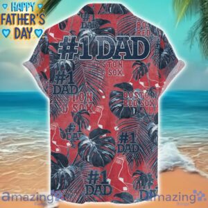 Boston Red Sox Dad Hawaiian Father’s Day Gift For Dad Grandpa MLB Sports Beach Shirt Product Photo 2