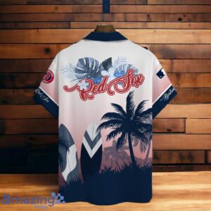 Boston Red Sox MLB Summer Tropical Coconut Hawaiian Shirt And Short Product Photo 4