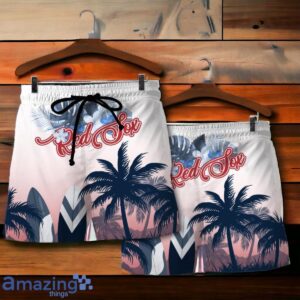 Boston Red Sox MLB Summer Tropical Coconut Hawaiian Shirt And Short Product Photo 1