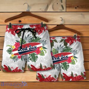 Boston Red Sox MLB Summer Tropical Hawaiian Shirt And Short Product Photo 4