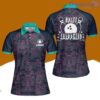 Bowling Split Happens Custom Name Bowling Polo Shirts For Women