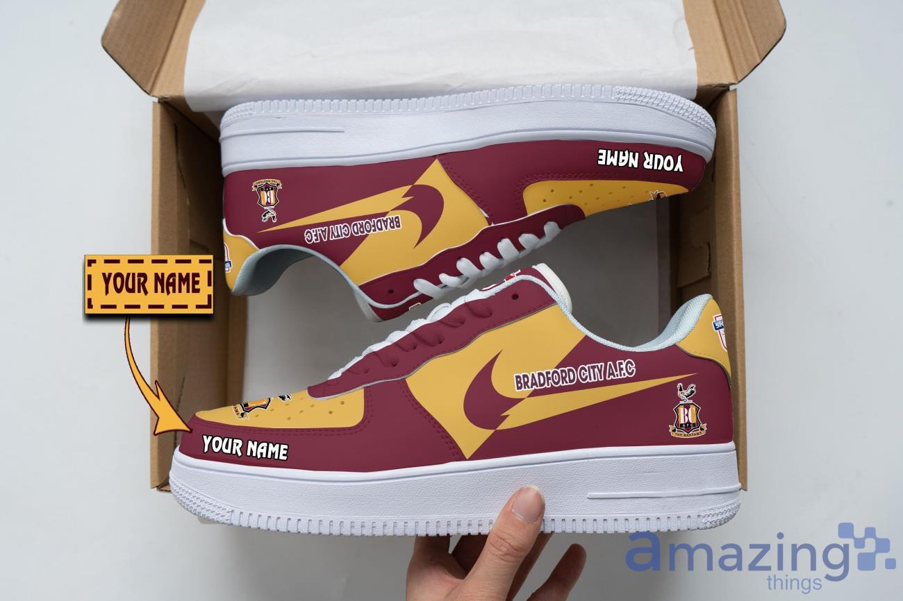 Bradford City Air Force Shoes Custom Name Men Women Gift AF1 Shoes Product Photo 1