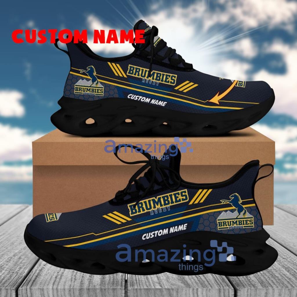 Brumbies Logo Brand Clunky Max Soul Shoes Pattern Modern Footwear Trend For Men And Women Custom Name image Brumbies Logo Brand Clunky Max Soul Shoes Pattern Modern Footwear Trend For Men And Women Custom Name Product Photo 1