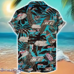 Bud Ice Beer Retro Logo 3D Hawaiian Shirt Gift For Men And Women Product Photo 2