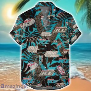 Bud Ice Beer Retro Logo 3D Hawaiian Shirt Gift For Men And Women Product Photo 1