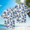 Bud Light Bottle Floral Hawaiian Shirt