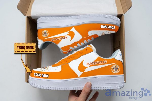 Blackpool F.C Air Force Shoes Custom Name Men Women Gift AF1 Shoes Product Photo 1