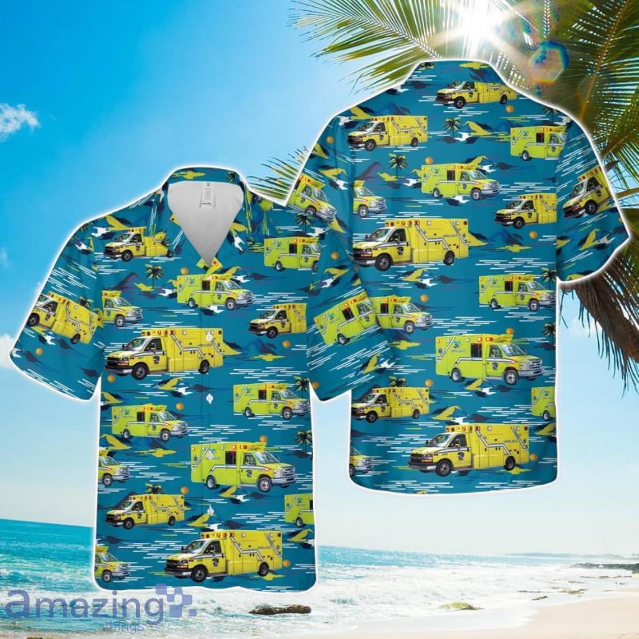 Canada Montreal EMS Beach Gift Hawaiian Shirt image Canada Montreal EMS Beach Gift Hawaiian Shirt Product Photo 1