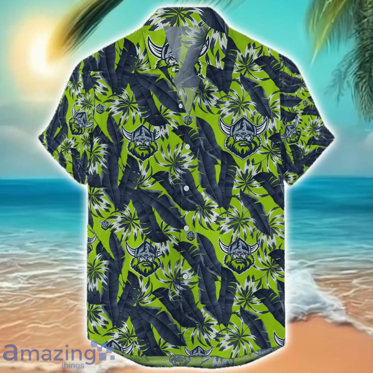 Canberra Raiders Paradise NRL Aloha Hawaiian Shirt For Men And Women image Canberra Raiders Paradise NRL Aloha Hawaiian Shirt For Men And Women Product Photo 2