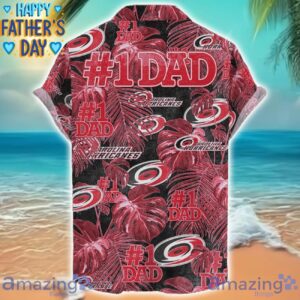 Carolina Hurricanes Dad Hawaiian Father’s Day Gift For Dad Grandpa NHL Sports Beach Shirt Product Photo 2