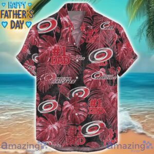 Carolina Hurricanes Dad Hawaiian Father’s Day Gift For Dad Grandpa NHL Sports Beach Shirt Product Photo 1
