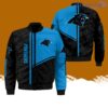 Carolina Panthers All-Over-Print Bomber Jacket Hot Style 3D Printing