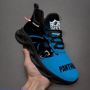 Carolina Panthers Custom Name Max Soul Shoes Trending Sneakers For Fans Product Photo 2