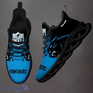 Carolina Panthers Custom Name Max Soul Shoes Trending Sneakers For Fans Product Photo 3