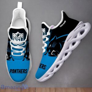 Carolina Panthers Custom Name Max Soul Shoes Trending Sneakers For Fans Product Photo 4