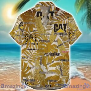 Caterpillar Inc Tractor Retro Logo 3D Hawaiian Shirt Summer Holiday Gift Product Photo 1