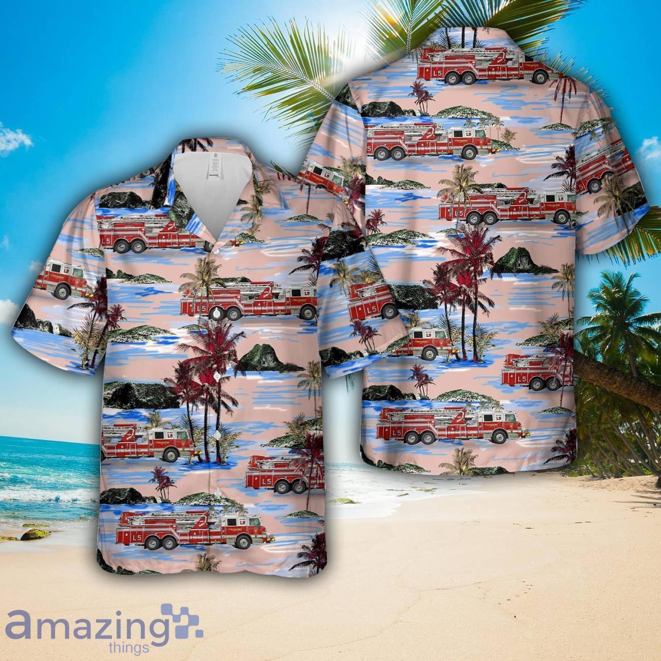 Chesapeake, Virginia, City of Chesapeake Fire DepartmentBeach Gift Hawaiian Shirt image Chesapeake, Virginia, City of Chesapeake Fire DepartmentBeach Gift Hawaiian Shirt Product Photo 1