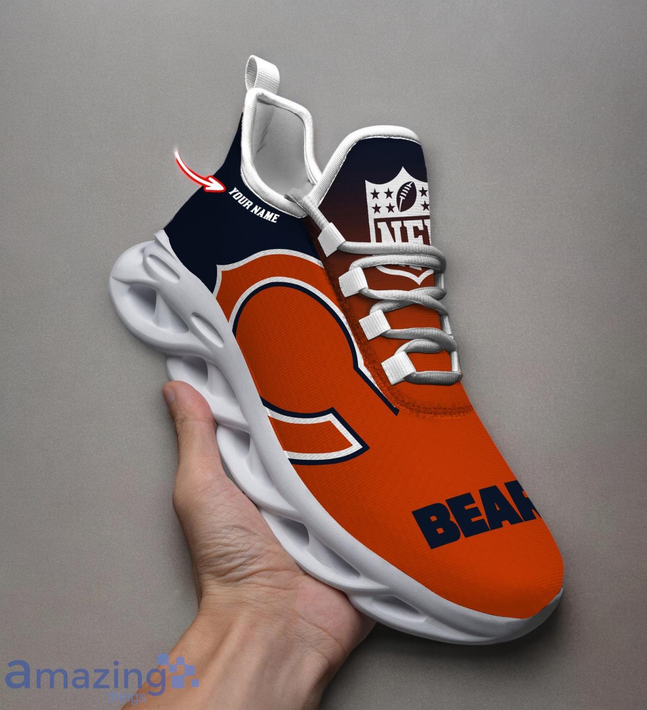 Chicago Bears Custom Name Max Soul Shoes Trending Sneakers For Fans image Chicago Bears Custom Name Max Soul Shoes Trending Sneakers For Fans Product Photo 1
