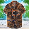 Chicago Bears Flower and Skull Hawaiian Shirt NFL Team Halloween Shirt