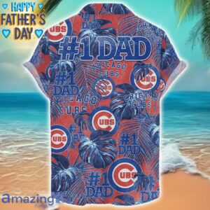 Chicago Cubs Dad Hawaiian Father’s Day Gift For Dad Grandpa MLB Sports Beach Shirt Product Photo 2