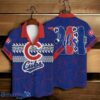 Chicago Cubs MLB Brocade Motifs Summer Hawaiian Shirt And Short