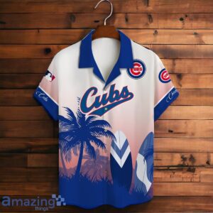 Chicago Cubs MLB Summer Tropical Coconut Hawaiian Shirt And Short Product Photo 3