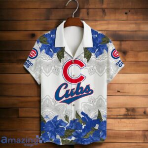 Chicago Cubs MLB Summer Tropical Hawaiian Shirt And Short Product Photo 2