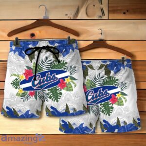 Chicago Cubs MLB Summer Tropical Hawaiian Shirt And Short Product Photo 4
