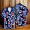 Chicago Cubs MLB US Flag Summer Tropical Hawaiian Shirt And Short