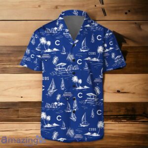 Chicago Cubs Team Logo Beach Vibes Pattern Hawaiian Shirt And Short Product Photo 2