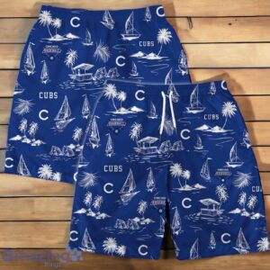 Chicago Cubs Team Logo Beach Vibes Pattern Hawaiian Shirt And Short Product Photo 4