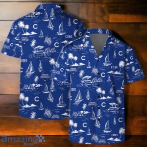 Chicago Cubs Team Logo Beach Vibes Pattern Hawaiian Shirt And Short Product Photo 1